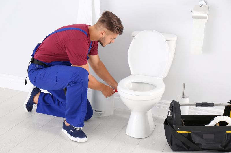 Commercial Toilet Installation detail