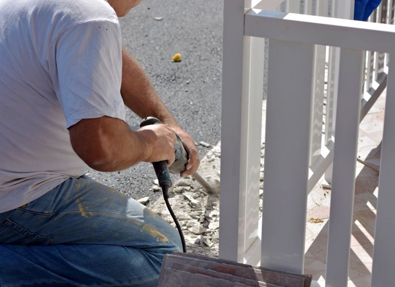 Aluminum Fence Painting