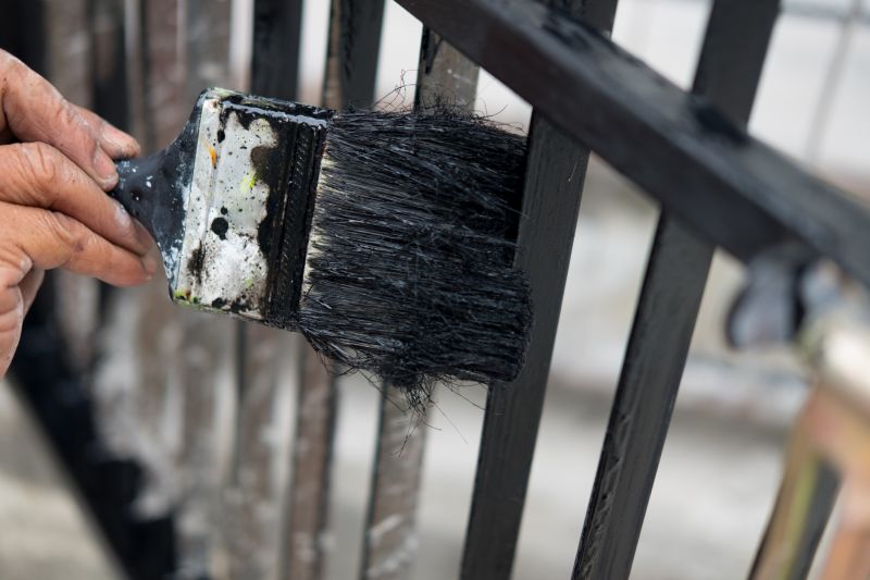 Metal Fence Painting