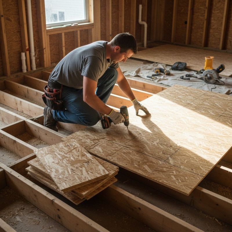 Plywood Flooring Installation