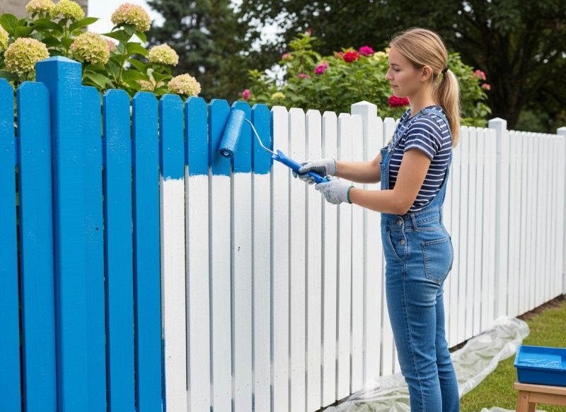 Pool Fence Painting
