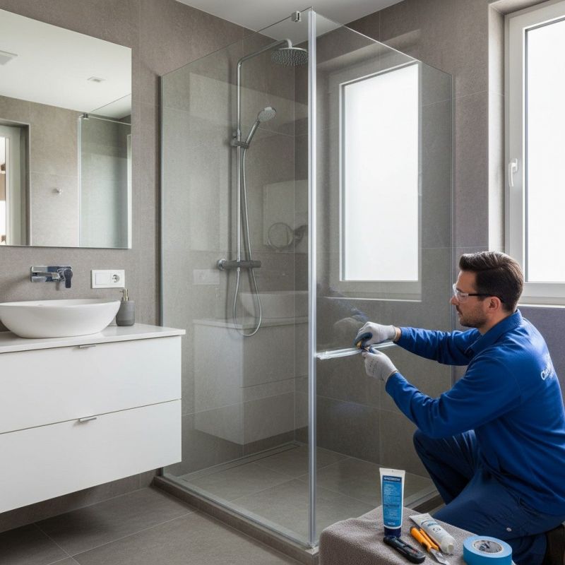 Shower Door Installation