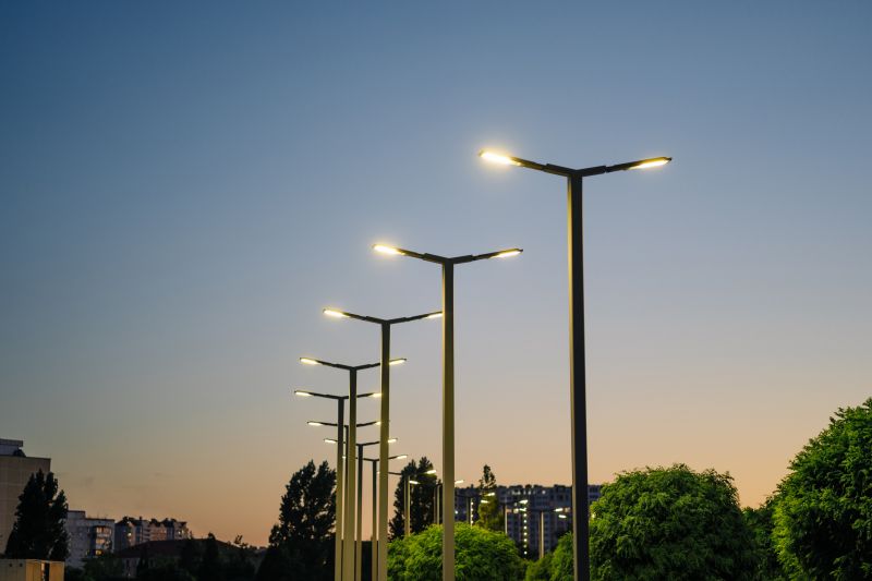 Sidewalk Lighting Installation
