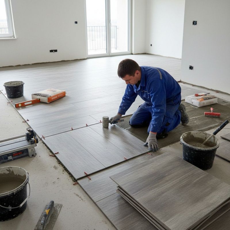Tile Floor Installation